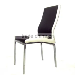 Dining Room Chair Upholstery Black Leather MG-C321 thumbnail-1