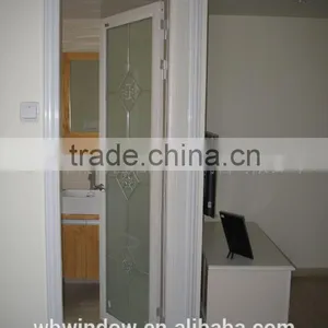 Pvc Double Swing Glass Casement Doors With Cheap Price thumbnail-3