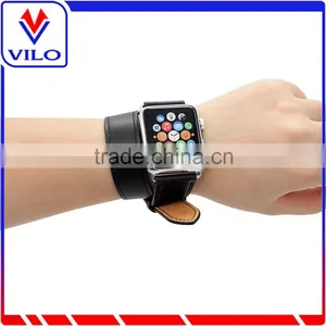 2016 New Style Genuine Leather Double Tour Watch Band Strap Replacement Band for Apple Watch thumbnail-5