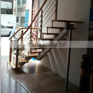 Norway Project Modern Wrought Iron Loft Staircase Interior --YUDI thumbnail-2