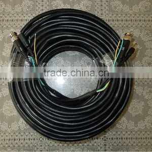 15ft CCTV Cable:High Grade Video+Power+Signal Component Cable for CCTV Camera,Black thumbnail-1