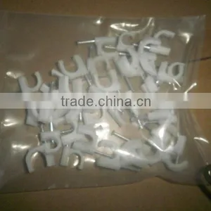 Supply Nail Wire Clips/plastic Cable Clips/nail Cable Clamps 9mm thumbnail-1