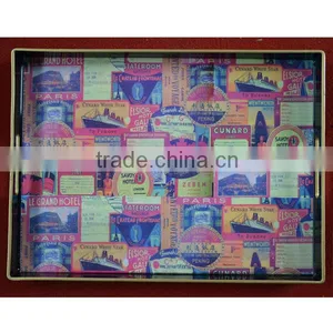 Decorative Plastic Custom Serving Tray thumbnail-1