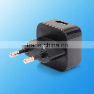5V 1A EU Plug Single Usb Port Cellphone Wall Charger AC Adapter thumbnail-3