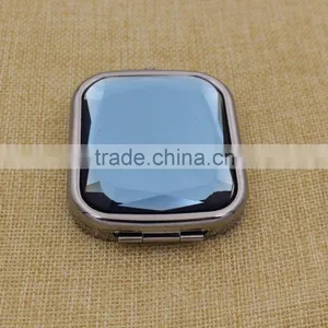 Wedding Gift Hand Mirror Square Crystal Makeup Mirror thumbnail-2