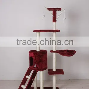 Cat Tree Condo Furniture Scratching Post Pet Cat Kitten House High Quality thumbnail-4