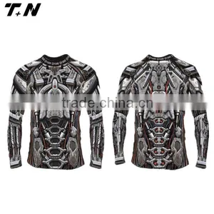Popular Fitness Blank Compression Jersey for Men thumbnail-4