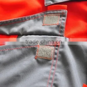 2014 Wholesale New High Quality Fashion Long Sleeves With Bib Pants European Labour Working Workwear thumbnail-5