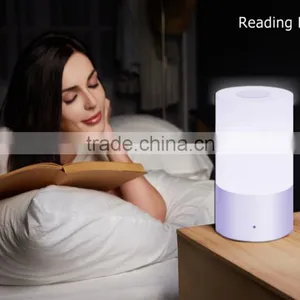 Led 3W Bluetooth Speaker Lamp Led 256 Full Color Top Touch Control Smart Buletooth ABS Lamp Shade Decorative Led Night Light thumbnail-1