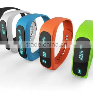 Newest Smart Wrist Watch E02 Smart Wristband, Led Bluetooth Bracelet Wrist Watch, Smart Wristband Bracelet Water Resistant thumbnail-5