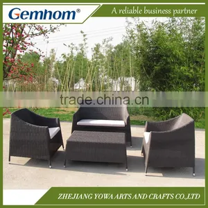 Aluminium Frame Flat Rattan Furniture Sale Online thumbnail-1