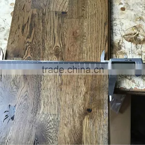Eco-friendly Antique Design Oak Solid Hardwood Flooring thumbnail-4
