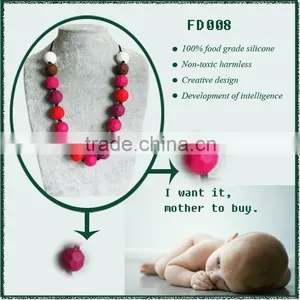 Wholesale BPA Free Food Grade Silicone Beads Jewelry Making Supplies thumbnail-1
