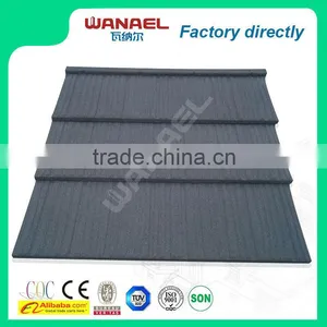 Simple Install Roman Colorful Sun Stone Coated Metal Roofing Tile Made In China Oem thumbnail-1