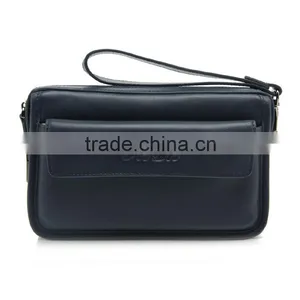 CSQJB077-001 Real Leather Day Clutch Fashion Designer Leather Men's Clutch Bag thumbnail-1