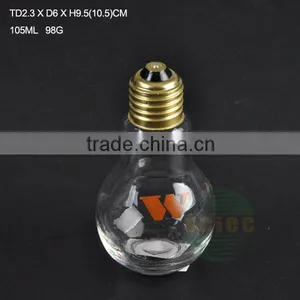 Wholesale Bulb-shaped Glass Jar With Lid thumbnail-2