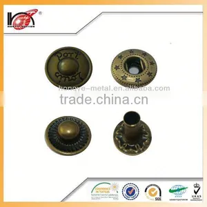 Plastic Bags Plastic Snap Color Decoraive Metal Button For Garment. Garment thumbnail-4