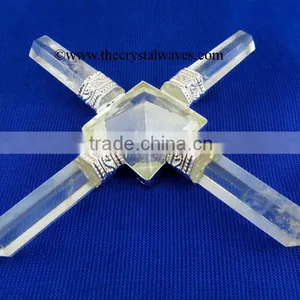 Crystal Quartz Pyramid Energy Generator thumbnail-1