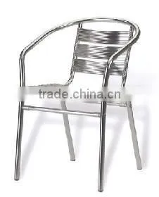 0503outdoor Garden Aluminum Good Quality Stackable Dining Table and Chair Set YC001 YT1 thumbnail-1