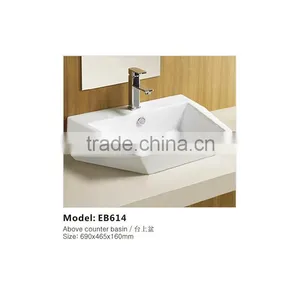 Factory Direct Ceramic Wash Basin EB614 thumbnail-1