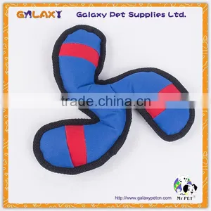 M1109 Wholesale Polyester Bone Shape Tough Dog Toy With Squeaker thumbnail-5