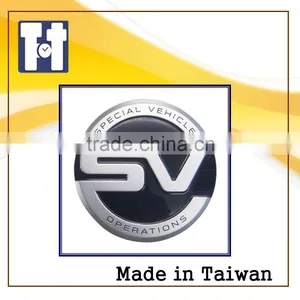 Fashionable Car Aluminum Safety Orange Saffron Fancy Tattoo Epoxy Sticker thumbnail-3