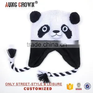 Custom Knit Animal Acrylic Beanie Cap thumbnail-1