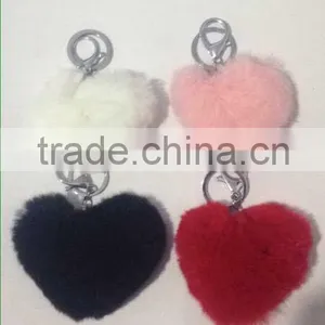 2016 Popular Sheap Heart-shaped Fur Pendant thumbnail-6