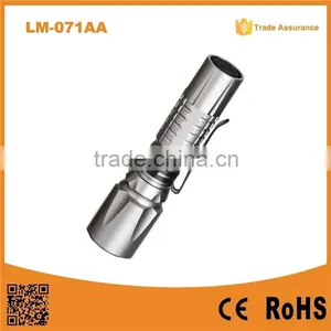 New Design Aluminum LED 1*AA Dry Battery LED Flashlight Torch Light thumbnail-1