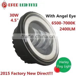 Factory New Direct 30W 4.5" Round Angel Eye Auto Fog Light thumbnail-1