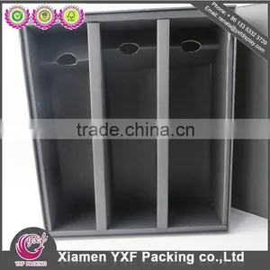 Wholesale 3 Bottle Wine Cardboard Gift Box, Rigid Packaging Boxes, Paper Gift Box thumbnail-4