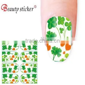 New Green Clover Nail Art Artificial Lady Strips thumbnail-1