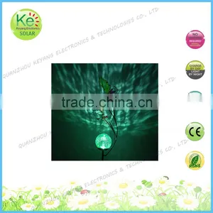 Street Outdoor Light Glass Ball Butterfly Solar Power thumbnail-5