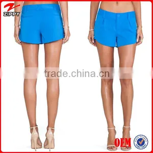 Ladies Blue Butterfly Shorts Latest Lady Shorts Design Lady Shorts thumbnail-1