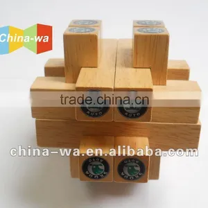 2011 SKODA Promotion Rubber Wood Toy Intelligent Brain Teaser thumbnail-1