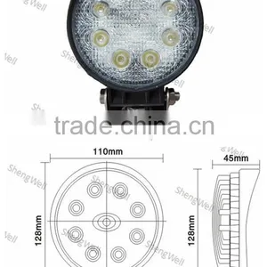 24w Led Work Light 9--32V IP67 Led Work Light Flood/Spot Beam Car Led Working Light Auto Led Hanging Work Light thumbnail-1