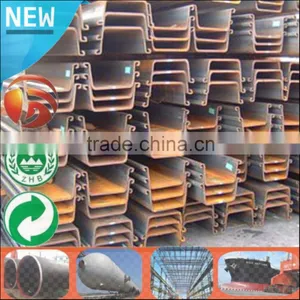 Hot Sale High Qulity 10.5mm Thick Different Types of U Type Z Type Used Steel Sheet Pile Q295bz thumbnail-2