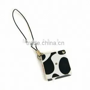 Square-shaped Whistle Keyfinder Keychain thumbnail-1