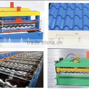 900 Glazed Tile Roll Forming Machine 900 Roof Glazed Tile Roll Forming Machine thumbnail-1