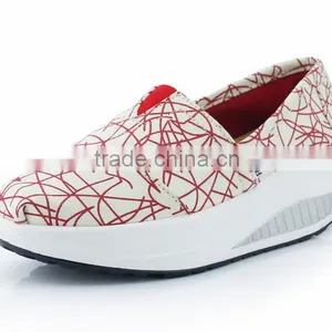 High Heel Canvas Shoes Japan Hot thumbnail-3