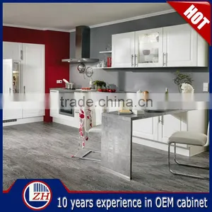 China Modern Design Wood Neer Pvc Kitchen Cabinet thumbnail-6