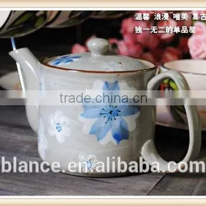 Ceramic Vintage Tea Pot With Painting thumbnail-4