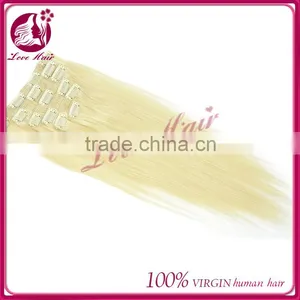 Top Quality Virgin Clips Hair Extensions 26 Inch Human Hair Clip In Hair Extensions thumbnail-3
