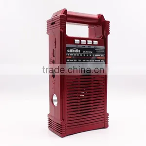 Factory Sale Mini Portable fm Radio With Flashlight thumbnail-2