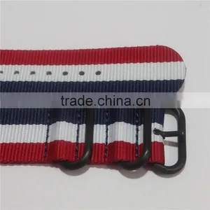 PVD Buckle 1.5mm Thickness 24mm Nylon Watch Band thumbnail-2