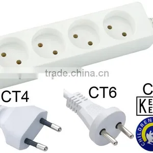 Holland Power Extension Socket 4 Way Outlets With KEMA CE Approved thumbnail-1