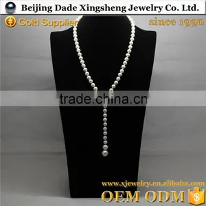 Professional Custom Wholesale Shell Pearl and Chain Choker Necklace thumbnail-4