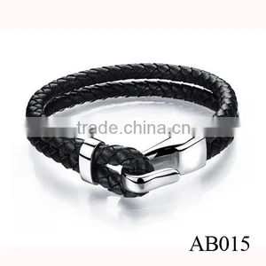 Classic Bracelet Jewelry For Men /Bio Magnetic Leather Bracelet Price thumbnail-3