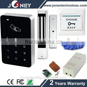 Touch Keypad One Door Access Control System With Exit Button,magnetic Lock,rfid Card ,remote Control,power thumbnail-1