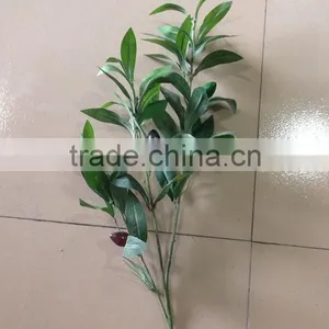 Artificial Plant 3 Stems Silk Olive Branch(3 Fruits) thumbnail-1